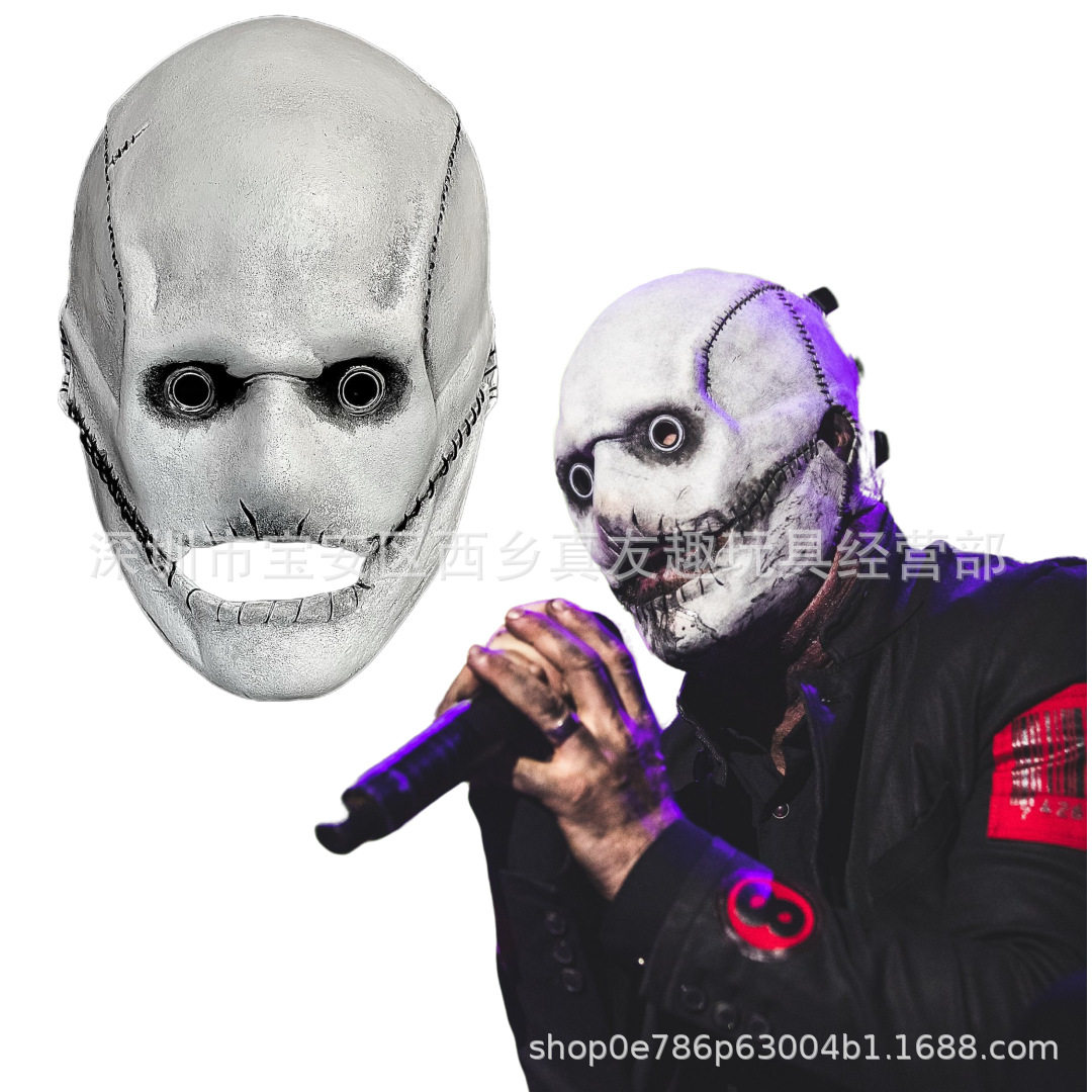 Slipknot活结乐队面具头套cos万圣节酒吧影视道具演出直销 - 实物图