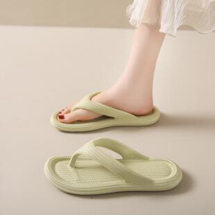 夹脚夹趾拖鞋 人字拖女夏季 网红洗澡防滑沙滩凉鞋 外穿2024新款 时尚