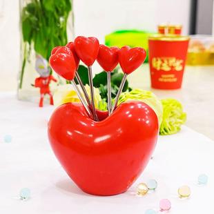 孩子儿童叉 水果叉签不锈钢创意家用西餐叉蛋糕叉甜品叉子礼品套装