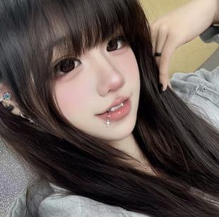 牙钻牙饰自己粘diy材料包牙钻全套爆闪牙钻饰品小獠牙小众亚文化