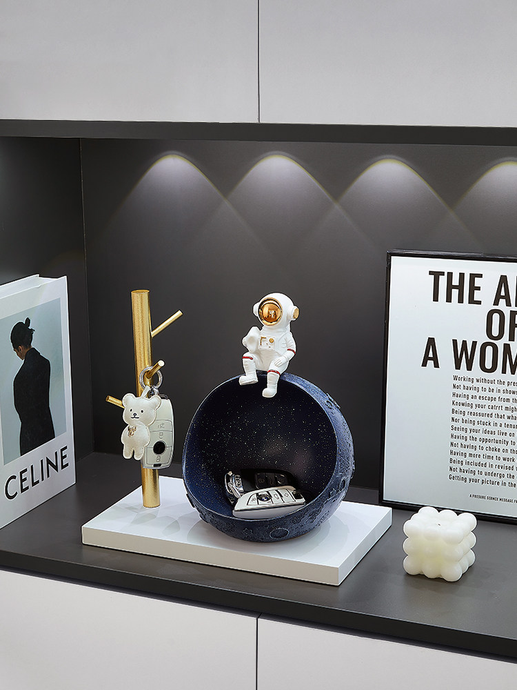 创意宇航员门口入户玄关放钥匙收纳摆件客厅鞋柜置物架家居装饰品,家居饰品,装饰摆件,淘宝优惠券,粉丝福利购,淘宝优惠卷