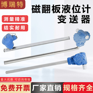 磁翻板液位计远传变送器磁性浮子捆绑式传感器模拟量干簧管4-20mA