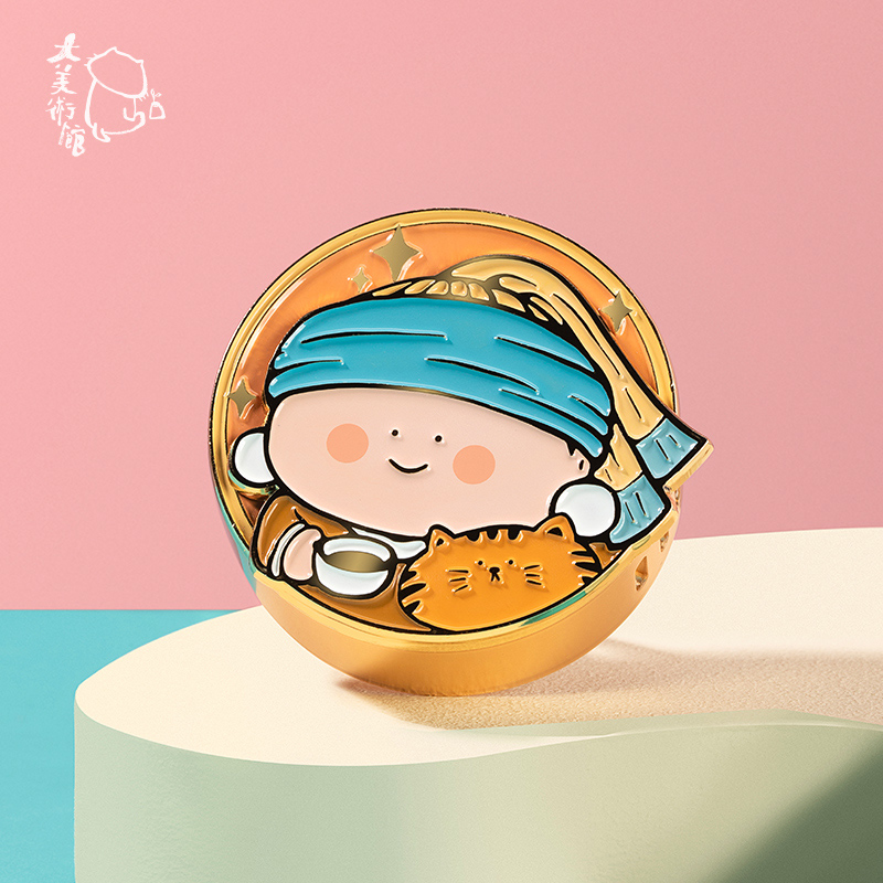 大美术馆 车载香薰大艺术家汽车扩香器出风口生日礼物送男生女生