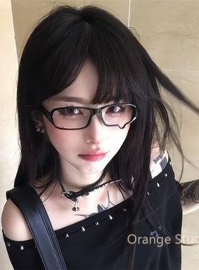 日系二次元哭哭眼镜框