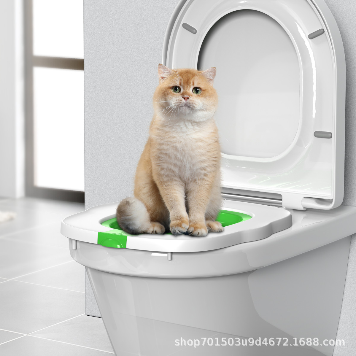 第四代新款猫厕所训练器可重复使用猫咪如厕马桶蹲坑通用训练