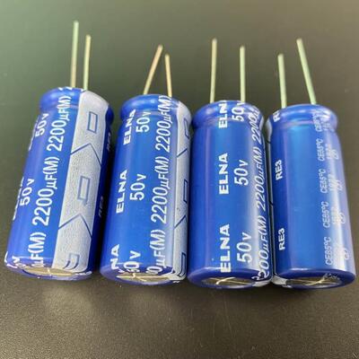 原装全新日本ELNA50V2200UF电解电容 RE3系列 2200UF50V有极电容