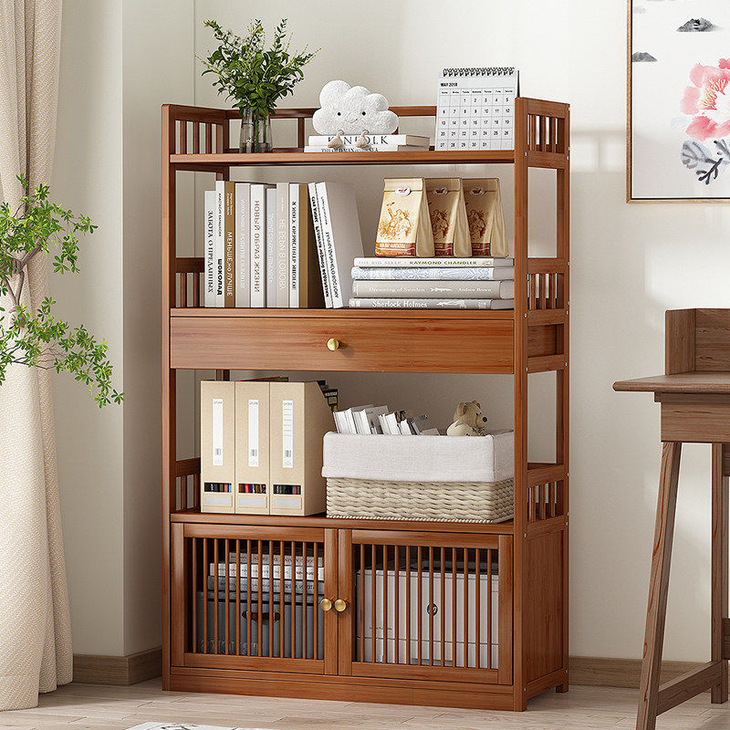 【香港澳门包邮】书柜收纳柜一体靠墙落地儿童家用客厅学生防尘书,住宅家具,单个书柜,淘宝优惠券,粉丝福利购,淘宝优惠卷