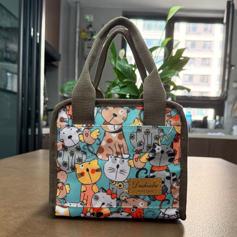 时尚新款迷你焖烧杯手提包保温杯袋水杯包小拎包外出手提袋小号包