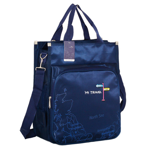 双层防水手提袋高中生补课包