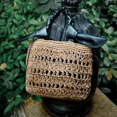 【正品现货】澳洲设计师EvanaCheung【Romp系列】皮质手柄手工包