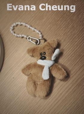 【正品】澳洲设计师品牌EvanaCheung系列 歪头小熊包挂
