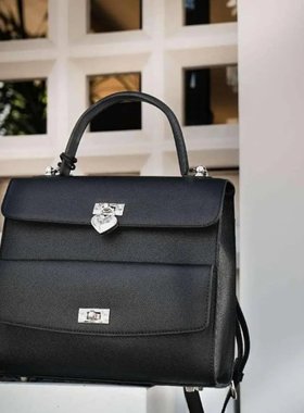 【正品】澳洲设计师Evanacheung 【简约系列】爱心锁锁扣包N+21A