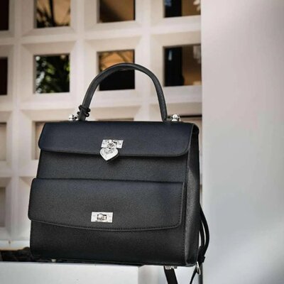 【正品】澳洲设计师Evanacheung 【简约系列】爱心锁锁扣包N+21A