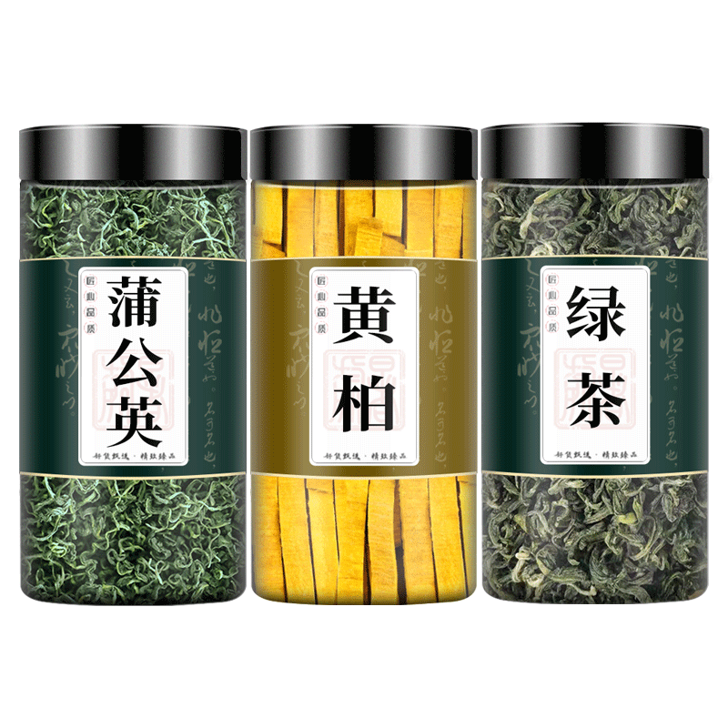 蒲公英黄柏绿茶中药材