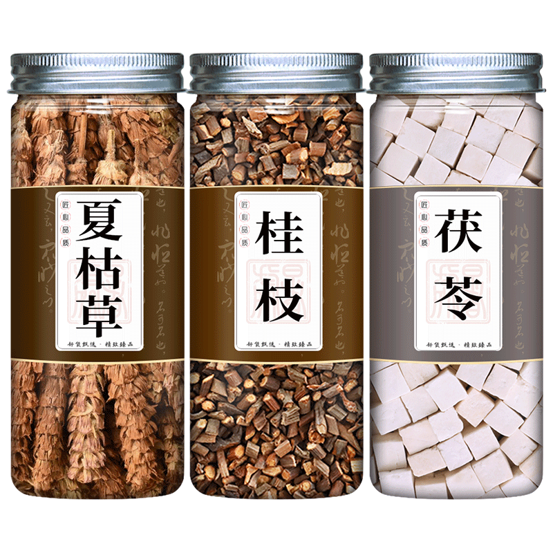 夏枯草桂枝茯苓中药材组合泡水喝