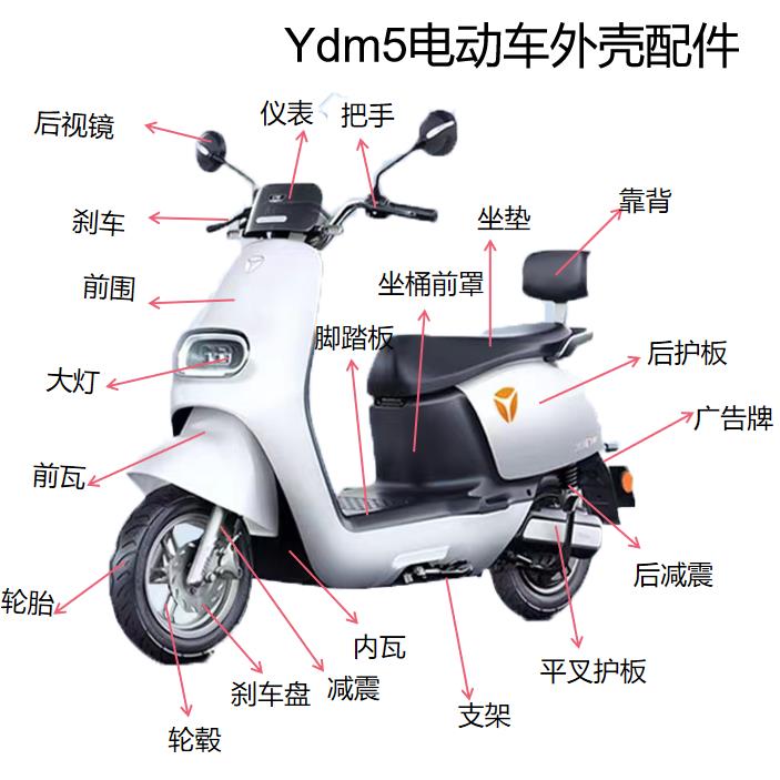 适用雅迪冠能电动车通外
