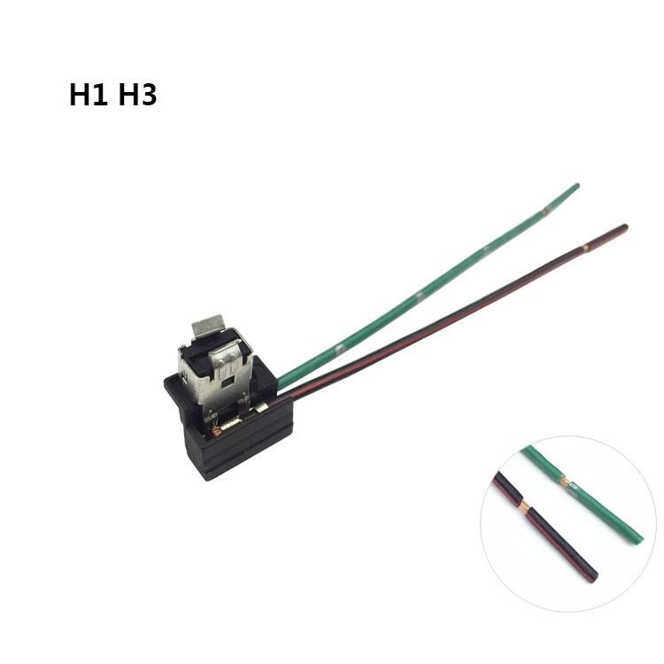 适配H1H3H4H7H8H11汽车大灯雾灯灯泡继电器耐高温陶瓷插座插头灯