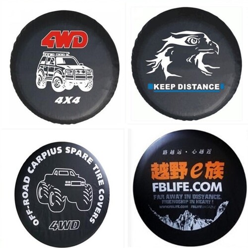 适用于丰田老款普拉多lc120备胎罩霸道3400/fj90后轮胎盖壳改装
