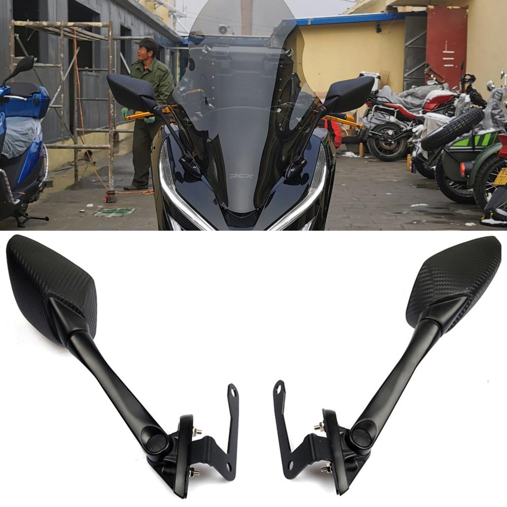 适用本田PCX125 PCX150 18-20年 改装后照镜前移支架机车反光镜