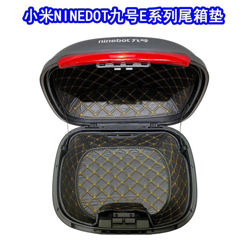 适用九号电动车e80原厂m85cm95后备箱密码尾箱垫内衬25L28升头盔图片