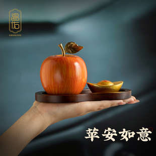 昌佑新款 饰送男友礼物 平安如意汽车摆件招财元 宝车载饰品高档装