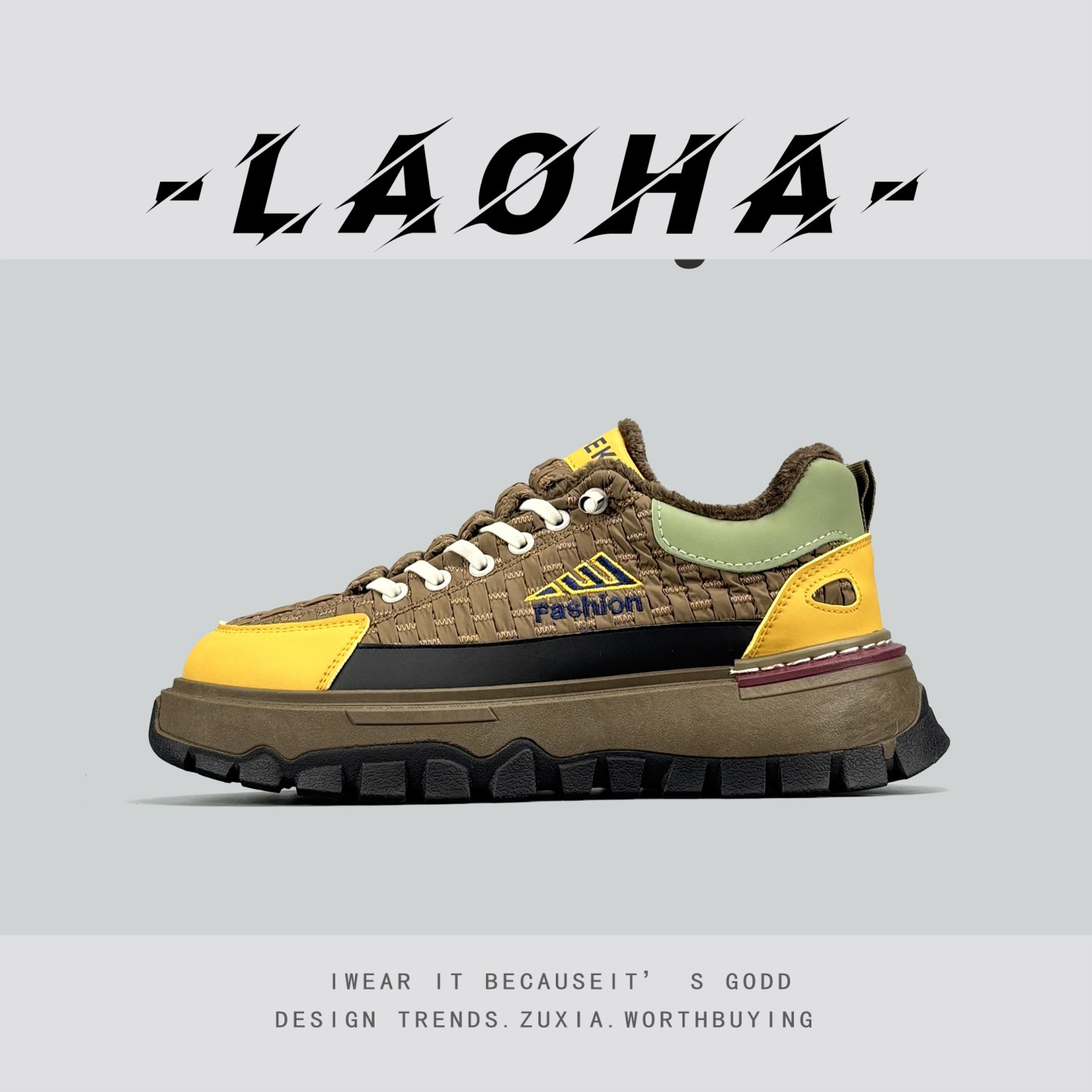 稀缺德国单外贸棉鞋加绒保暖阿甘鞋冬季户外运动休闲鞋男士慢跑鞋