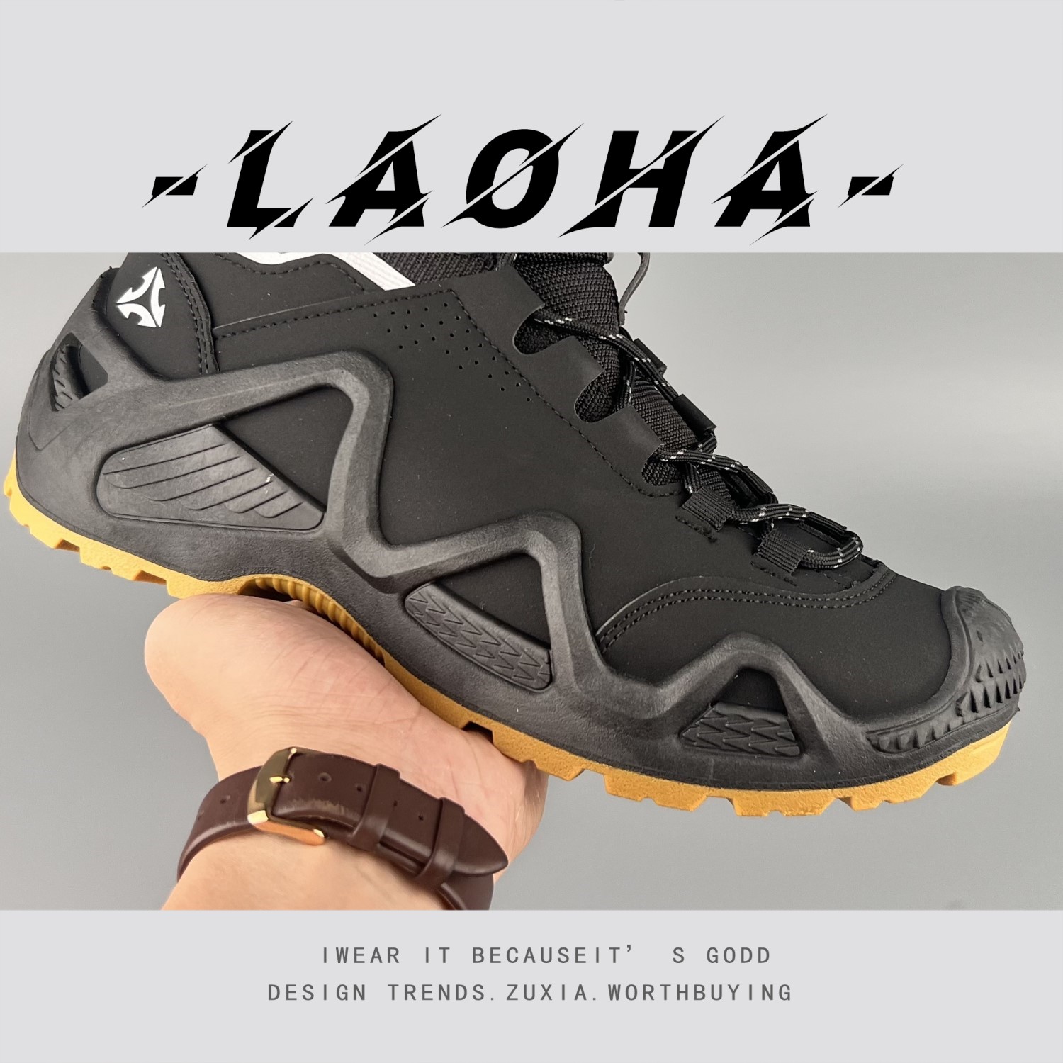 稀缺好货外贸男款登山鞋防滑防水徒步马丁靴户外耐磨战术沙漠靴潮