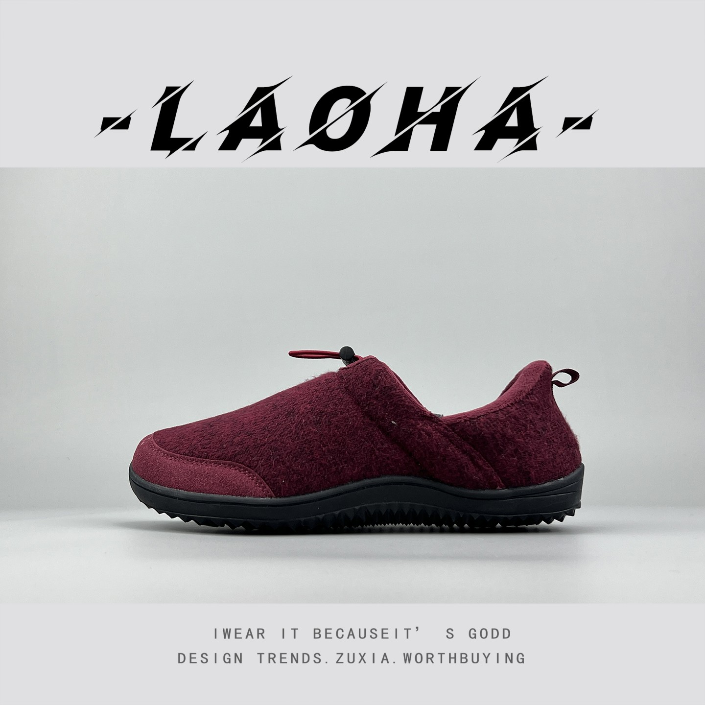 外贸男女加绒细绒一脚蹬懒人棉鞋居家室内外棉拖鞋户外大码休闲鞋