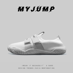 外贸日本单深蹲鞋男女款夏季透气防滑平底硬拉鞋软底瑜伽健身鞋