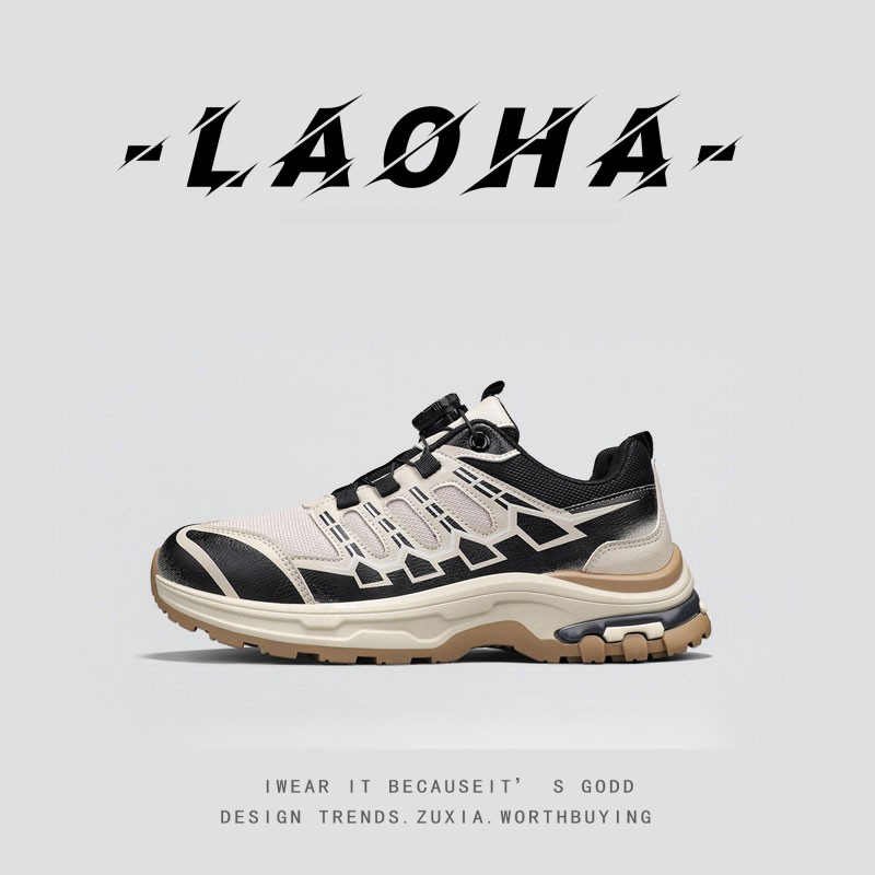 2025外贸男士2025新款户外防滑耐磨徒步登山鞋休闲运动鞋