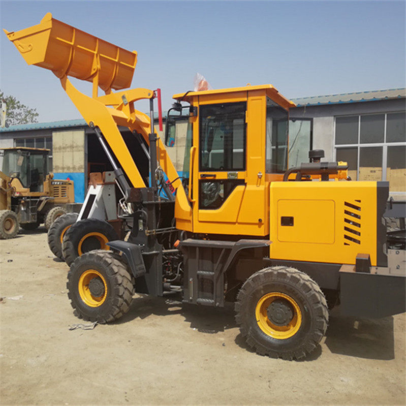 柴油小铲车 四驱液压工程养殖农用抓草机抓木机