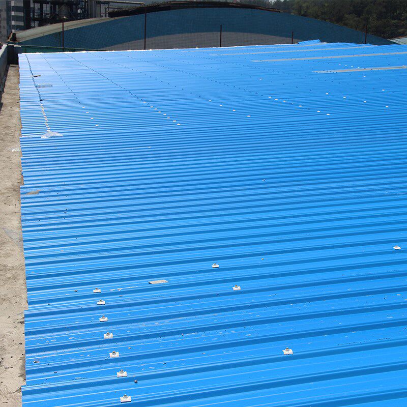 pvc瓦片塑料瓦透明彩钢瓦屋顶铁皮石棉瓦隔热雨棚搭建波浪防腐瓦
