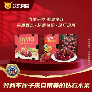 【坏果包赔】智利车厘子5斤原箱装 2J-4J级新鲜大樱桃当季