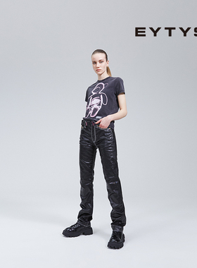 【特价5折】EYTYS牛仔裤Cypress时尚亮面PU涂层牛仔裤
