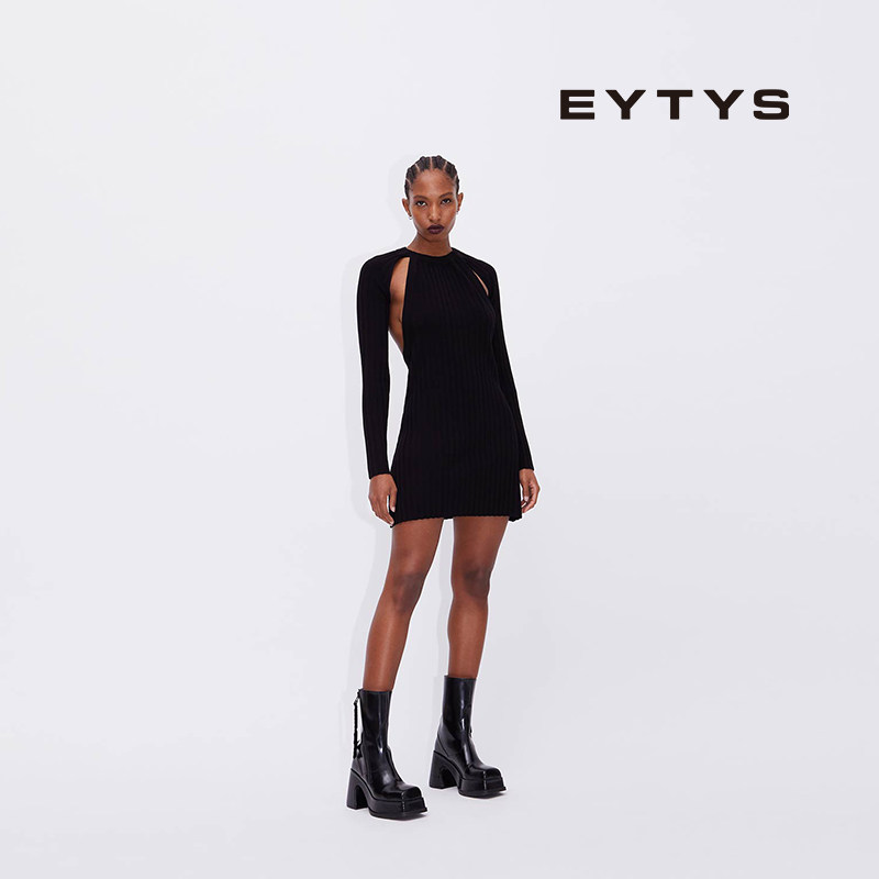 EYTYS连衣裙Cleo潮流锁链连接罗纹针织连衣裙 春季