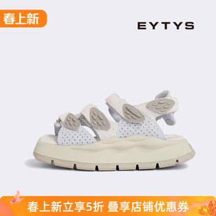 【特价5折】EYTYS凉鞋Quest时尚白色牛皮休闲凉鞋 春季男女同款