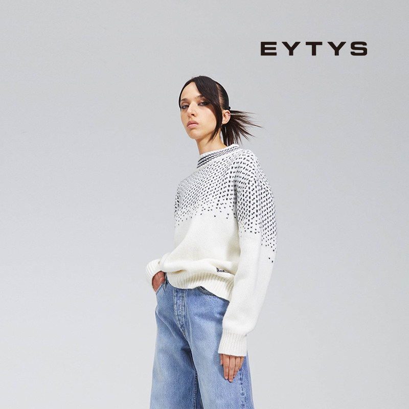 EYTYS针织衫Arild混色嵌花编织针织衫 春季男女同款