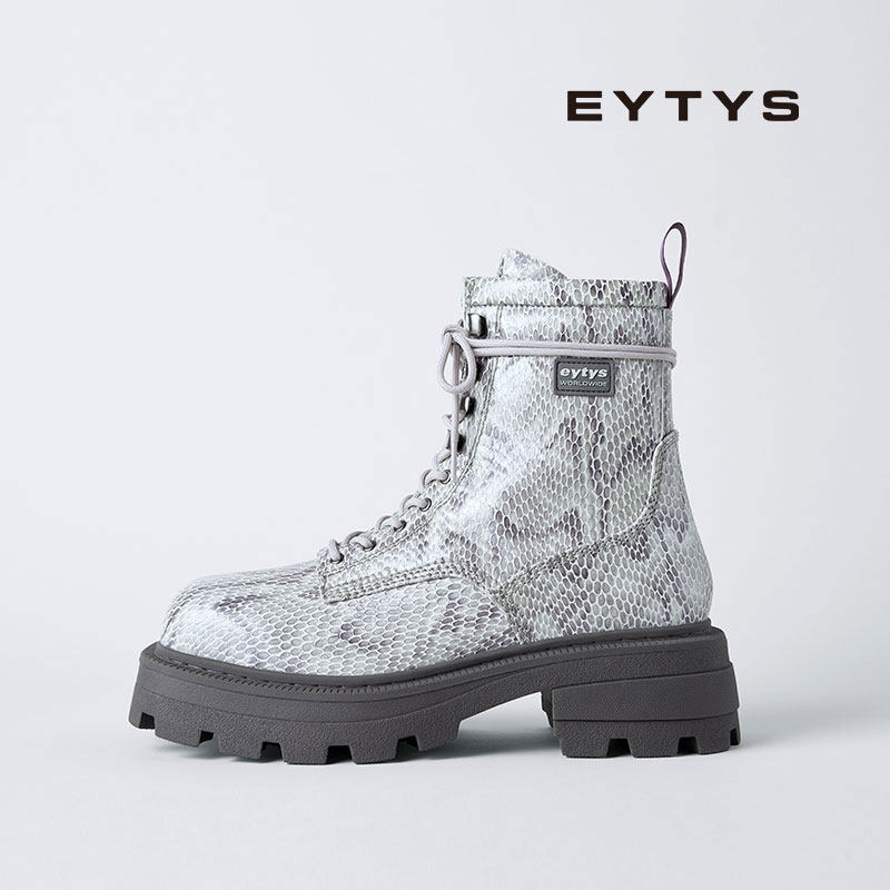 【明星同款】EYTYS工装靴Michigan蛇纹厚底马丁靴 春季男女同款