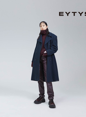 EYTYS外套Nardis双扣翻领羊毛混纺长款外套 25秋冬男女同款