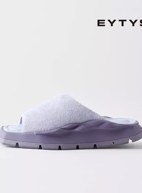 EYTYS凉鞋Sensa潮流方头牛皮厚底一字拖鞋 春季男女同款