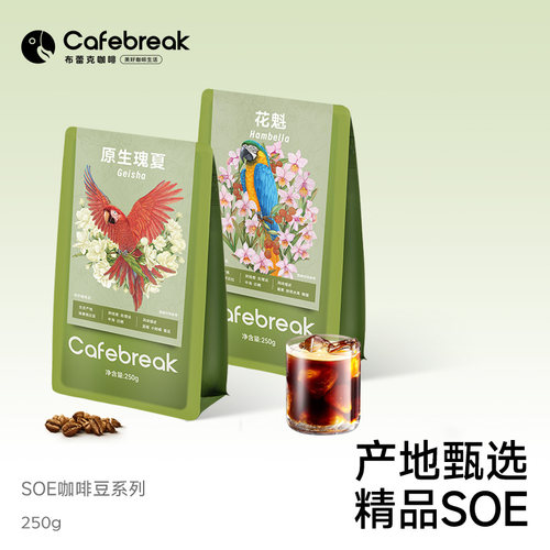 布蕾克瑰夏花魁SOE中深中浅烘焙