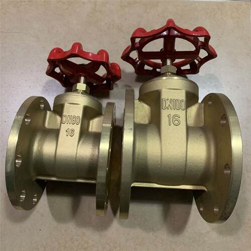 法兰铜闸阀Z45W16T工程专用全铜法兰闸阀DN15 20 25 32 40 50 65
