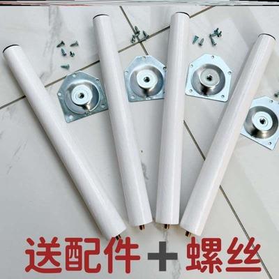 实木桌子腿加高增高腿桌子支架学习桌腿实木桌腿四脚通用家居垫脚