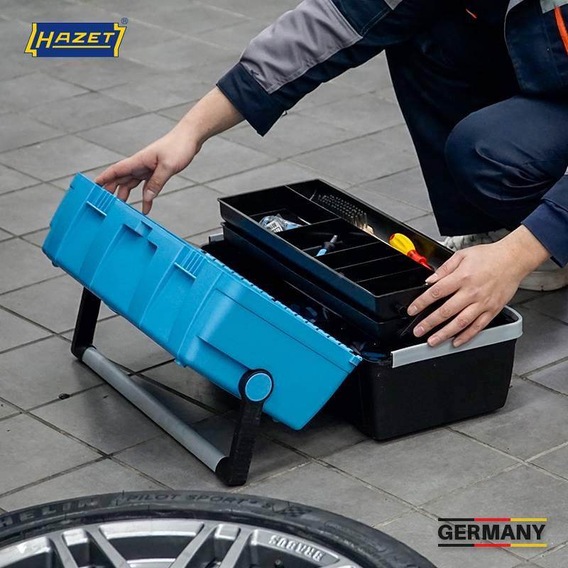 包邮德国HAZET进口手提工具箱收纳盒塑料折叠工具箱车载工具盒