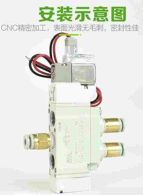 SMC气动电磁阀SY5120/5220/5320-4/5/6LZD/LZE/DZ/GZ-01-C4-C6-C8