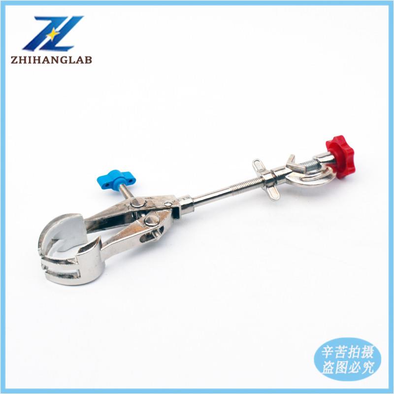 实验室四爪夹 四爪万用夹 四爪变向360度多用夹 电镀锌合金烧瓶夹