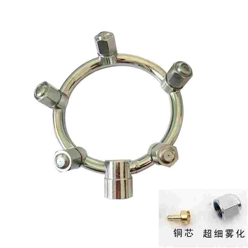 进口圆雾圆环细雾高压喷头电动打药机专用喷雾器喷头农用喷雾机