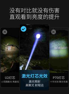 白激光手电筒M77强光充电户外远射超长续航超亮战术led激光灯