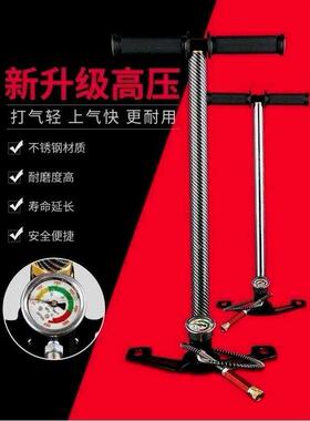 德国进口途迹超强高压打气筒30mpa40mp手动型三级四级油冷不锈钢