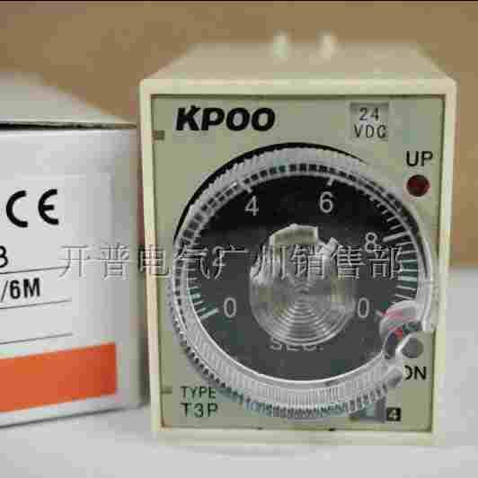 开普电气KPOO 通电延时型旋钮时间继电器 T3PA-B